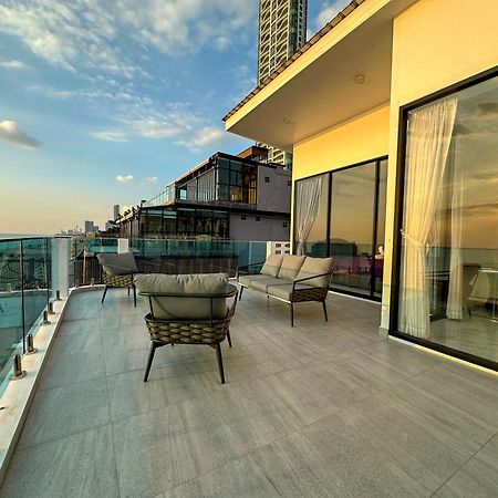 Stunning Beachfront View Luxurious Apartment 40 Джомтьен Экстерьер фото